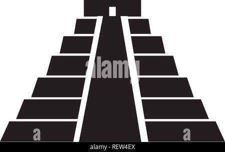 pyramid structure icon Stock Vector