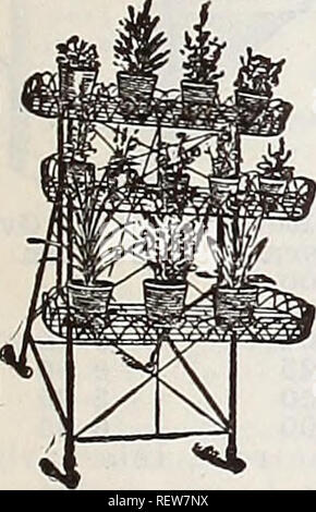 Wire Rack For Plants . ^4 Collapsible Wire Plant Stand Stock Photo - Alamy