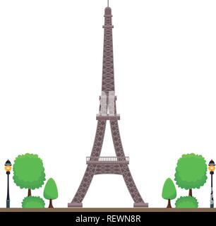 eiffel tower icon Stock Vector