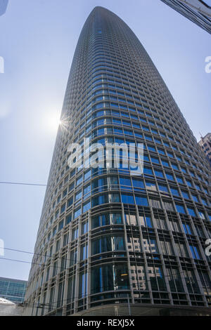 September 5, 2017 San Francisco/CA/USA - The new Salesforce tower is the tallest building in San Francisco Stock Photo