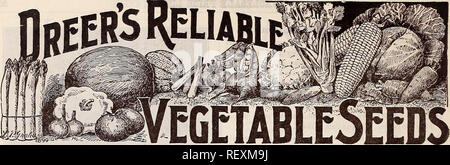 . Dreer's wholesale price list : plants seeds aquatics bulbs, etc. vegetable seeds, tools, fertilizers, sundries, etc. Bulbs (Plants) Catalogs; Flowers Seeds Catalogs; Vegetables Seeds Catalogs; Nurseries (Horticulture) Catalogs. We are pleased to offer the following varieties of Choice Vegetable Seeds. The list is made up of many standard varieties, and also includes some new and meritorious sorts. All of our vegetable seeds are saved with great care and are pure and of strong germination. Florists who also grow vegetables for market should have our Market Gardeners' Wholesale Price List, whi Stock Photo