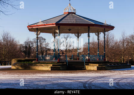 The bandstand at Ropner Park, Stockton on Tees, England, UK Stock Photo