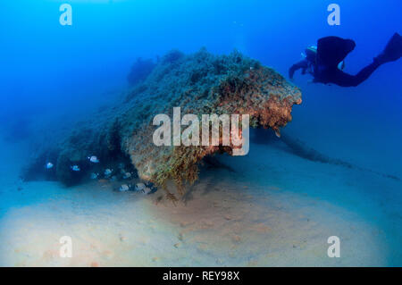 HMS Maori Wreck in Malta Stock Photo