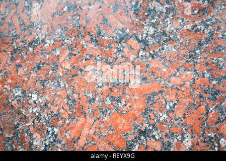 Granite seamless background, Red granite texture Stock Photo