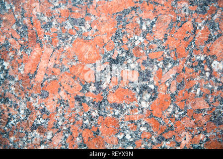 Granite seamless background, Red granite texture Stock Photo