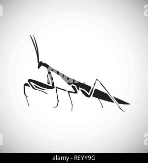 Mantis Simple vector icon. Modern, simple flat vector illustration for ...