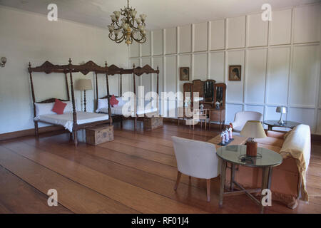 Interior of the Malacañang of the North Palace, Ferdinand Marcos former summer home, Paoay, Ilocos Norte, Philippines Stock Photo