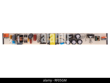 Circuit board on white background Stock Photo