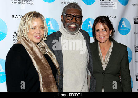 New York, USA. 05 Feb, 2015. Actors, Kasi Lemmons, Vondie Curtis-Hall, Producer, Cathy Schulman at The Thursday, Feb 5, 2015 Athena Film Festival Opening Night Reception at Barnard College in New York, USA. Credit: Steve Mack/S.D. Mack Pictures/Alamy Stock Photo