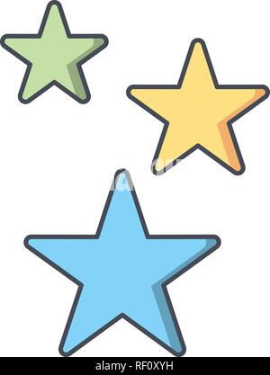 Stars Vector Icon Sign Icon Vector Illustration For Personal And Commercial Use... Clean Look Trendy Icon... Stock Vector