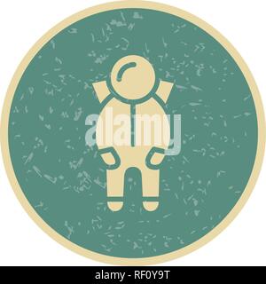 Space Suit Vector Icon Sign Icon Vector Illustration For Personal And Commercial Use... Clean Look Trendy Icon... Stock Vector