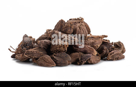 Pile of black cardamom Stock Photo