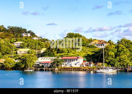 Castries  Saint Lucia one of the Windward Island in the Caribbean. Stock Photo