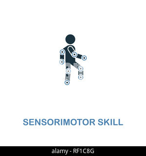 Sensorimotor Skill icon in two colors design. Premium style design from artificial intelligence collection. UX and UI. Pixel perfect sensorimotor skil Stock Photo