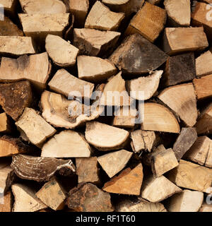 Log Pile Stock Photo