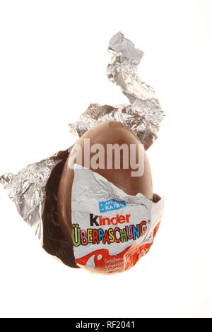 Kinder Surprise egg, Ferrero Stock Photo