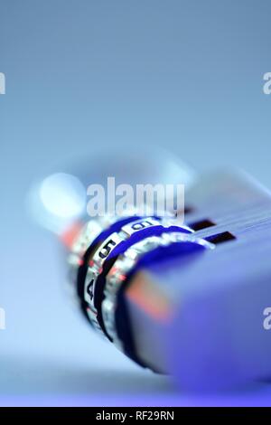 Combination lock Stock Photo