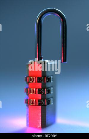 Combination lock Stock Photo