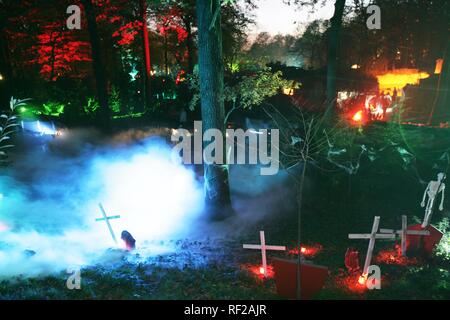 Halloween Party In The Zoom Elebniswelt World Of Experience In Gelsenkirchen North Rhine Westphalia Germany Stock Photo Alamy