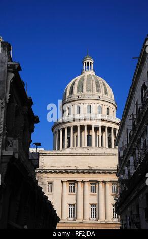 El Capitolio square, Havana, Cuba, Caribbean Stock Photo