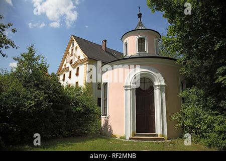 Monastery of St. Maria and St. Johannes in Waldsassen, Upper Palatinate, Bavaria Stock Photo