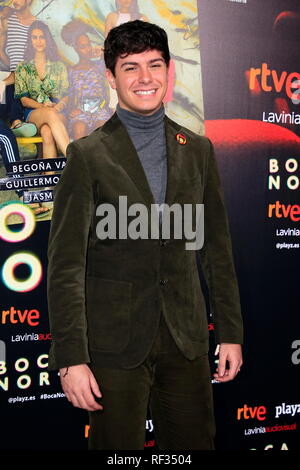 Barcelona, Spain. 23rd January, 2019. Alfred Garcia and Micky in Boca Norte Premiere at Verdi Cinemas in Barcelona Credit: Joma/Alamy Live News Stock Photo