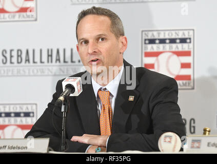 Baseball Hall of Fame inductee Larry Walker speaks during an induction  ceremony at the Clark Sports Center on Wednesday, Sept. 8, 2021, in  Cooperstown, N.Y. (AP Photo/Hans Pennink Stock Photo - Alamy