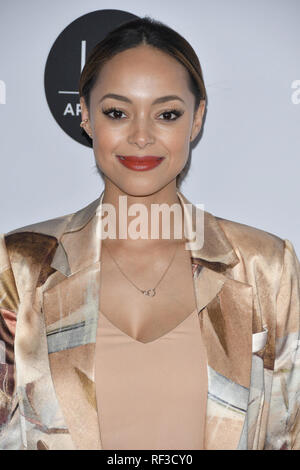 Los Angeles, USA. 23rd Jan 2019. Amber Stevens West at the LA Art Show 2019 Opening Night Gala held at the Los Angeles Convention Center in Los Angeles, CA on Wednesday, January 23, 2019. Photo by PRPP/PictureLux Credit: PictureLux/The Hollywood Archive/Alamy Live News Stock Photo