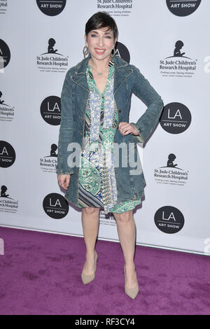 Los Angeles, USA. 23rd Jan 2019. Naomi Grossman at the LA Art Show 2019 Opening Night Gala held at the Los Angeles Convention Center in Los Angeles, CA on Wednesday, January 23, 2019. Photo by PRPP/PictureLux Credit: PictureLux/The Hollywood Archive/Alamy Live News Stock Photo