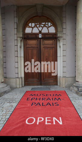 Berlin, Germany. 24th Jan, 2019. The entrance to the town museum. Credit: Annette Riedl/dpa/Alamy Live News Stock Photo