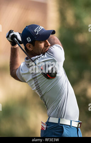 Aaron Rai Tee Aaron Rai, of England, tees off on the third hole during the final ...