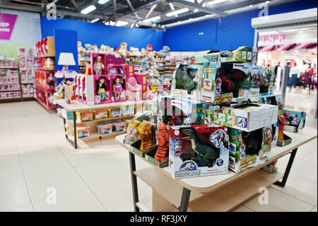 Kyiv, Ukraine - January 16, 2018: Customers Shop for Toys. Robocar Poli  Editorial Stock Image - Image of consumer, department: 137408679