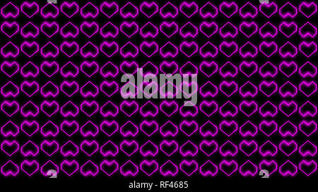 The Heart Backgrounds Graphics Featuring Valentine’s Day Glowing Shapes and Particles. It Can Be Used Also in Wedding Backgrounds Presentations. Stock Photo