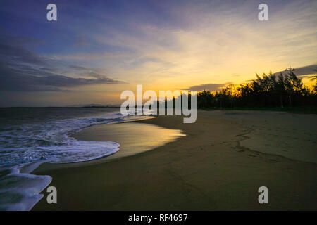 Beauriful Ninh Chu beach in Vietnam Stock Photo