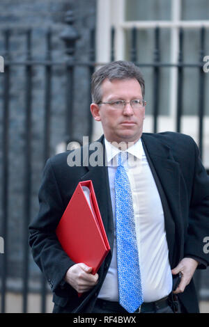 Jeremy Wright MP (Culture Secretary) leaving Downing Street after a cabinet meeting, London 22.01.2019 Stock Photo