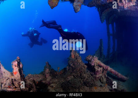 HMS Maori Wreck in Malta Stock Photo