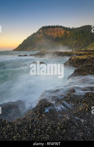 Cape Perpetua, central Oregon Coast. Stock Photo