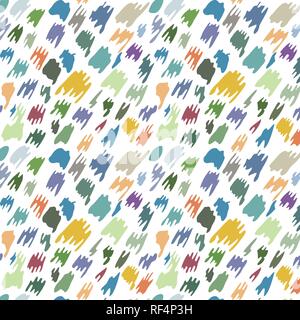 Large set of hand drawn grunge elements isolated on white background. Black ink borders, brush strokes, stains, banners, blots, splatters. Vector illu Stock Vector