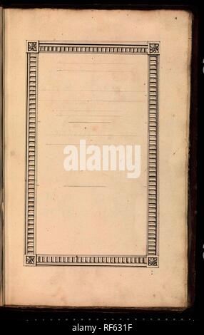 Picture frame. Draughtsman: anonymous. Dating: 1809 - 1814. Place: Southern Netherlands. Measurements: h 430 mm × w 270 mm. Museum: Rijksmuseum, Amsterdam. Stock Photo