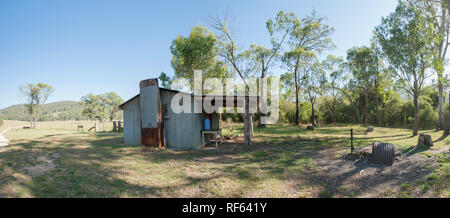 Dogmans Hut, Davies Plain Track, Tom Groggin, Alpine National Park, Victoria, Australia. Stock Photo