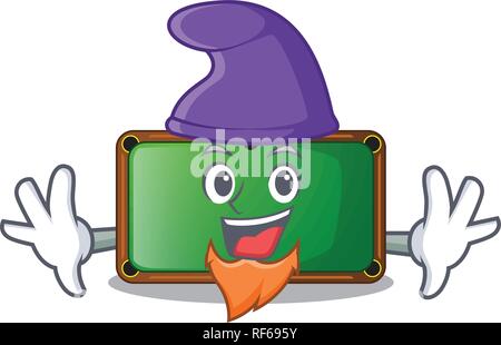 Elf billiard table in shape of cartoon Stock Vector