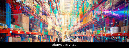 Composite image of virus background Stock Photo