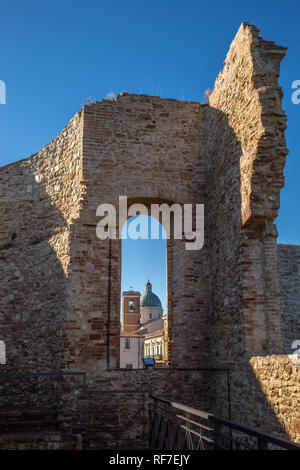 Aragonese castle restored Ortona, Abruzzo, Italy Stock Photo