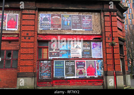 Disused Manchester Mayfield Station Building, Fairfield street, Piccadilly, Manchester, North West England, UK , M1 2QF Stock Photo