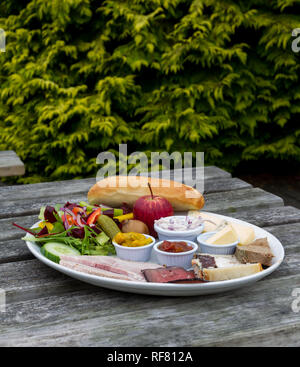 Ploughman's Lunch Stock Photo
