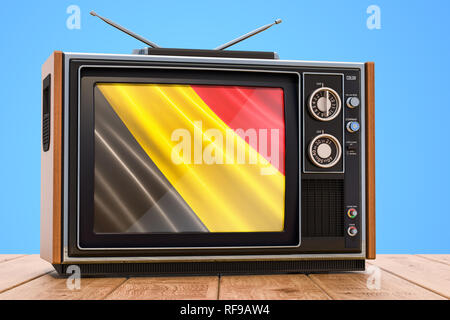 Belgian Television concept, 3D rendering Stock Photo