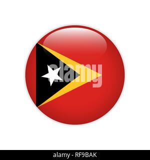 Flag on button Signs and symbols Stock Vector