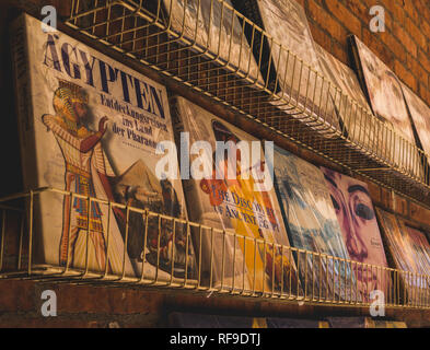 Street Bookstore , Cairo ,Egypt Stock Photo