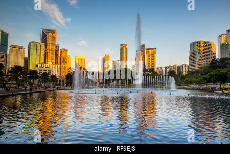 Lake Symphony outside Suria Mall at the Petronas Towers, Kuala Lumpur City Centre (KLCC), Malaysia