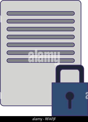 Folder document symbol blue lines Stock Vector Image & Art - Alamy